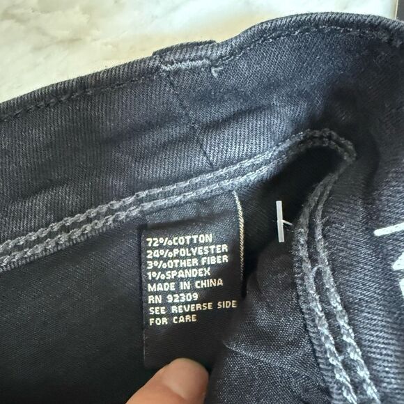 DG2 by Diane Gilman New Classic Stretch bootcut jeans in black size 24WT NWT - Picture 6 of 11